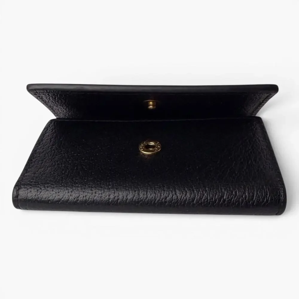 Gucci GG Marmont Black Leather 6 Key Case